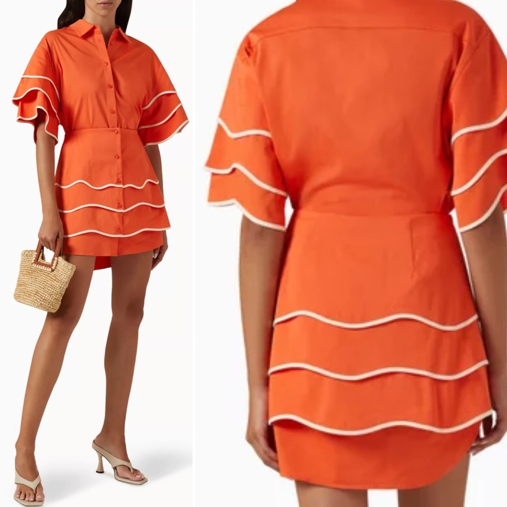 Alexis Solan Mini Dress in Cotton-blend L - Picture 12 of 13